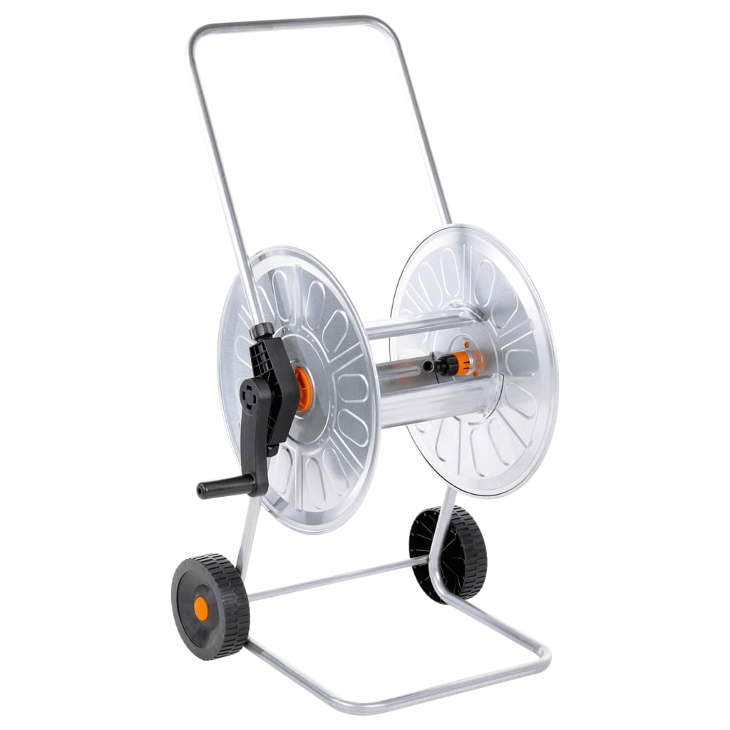 vidaXL Wózek z bębnem na wąż 80 m 1/2" lub 50 m 3/4"