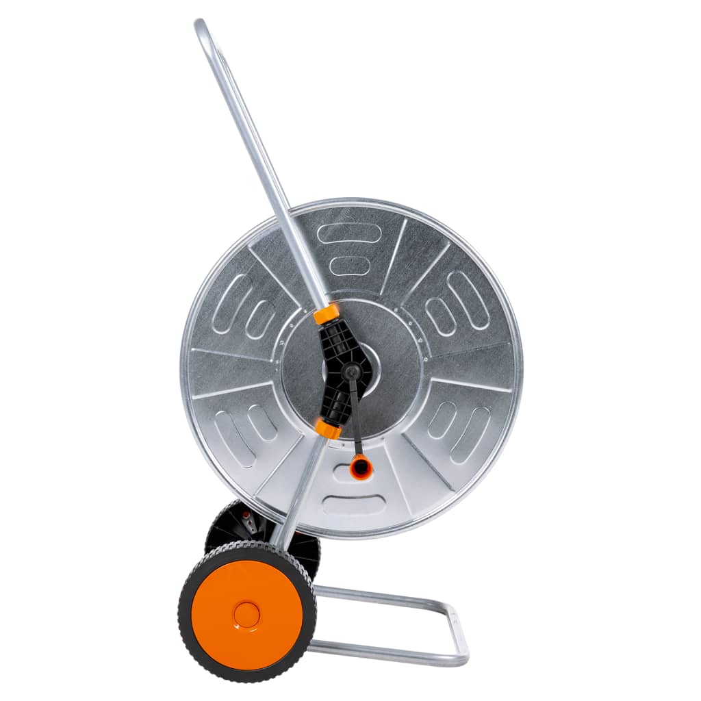 vidaXL Wózek z bębnem na wąż 110 m 1/2" lub 80 m 3/4"