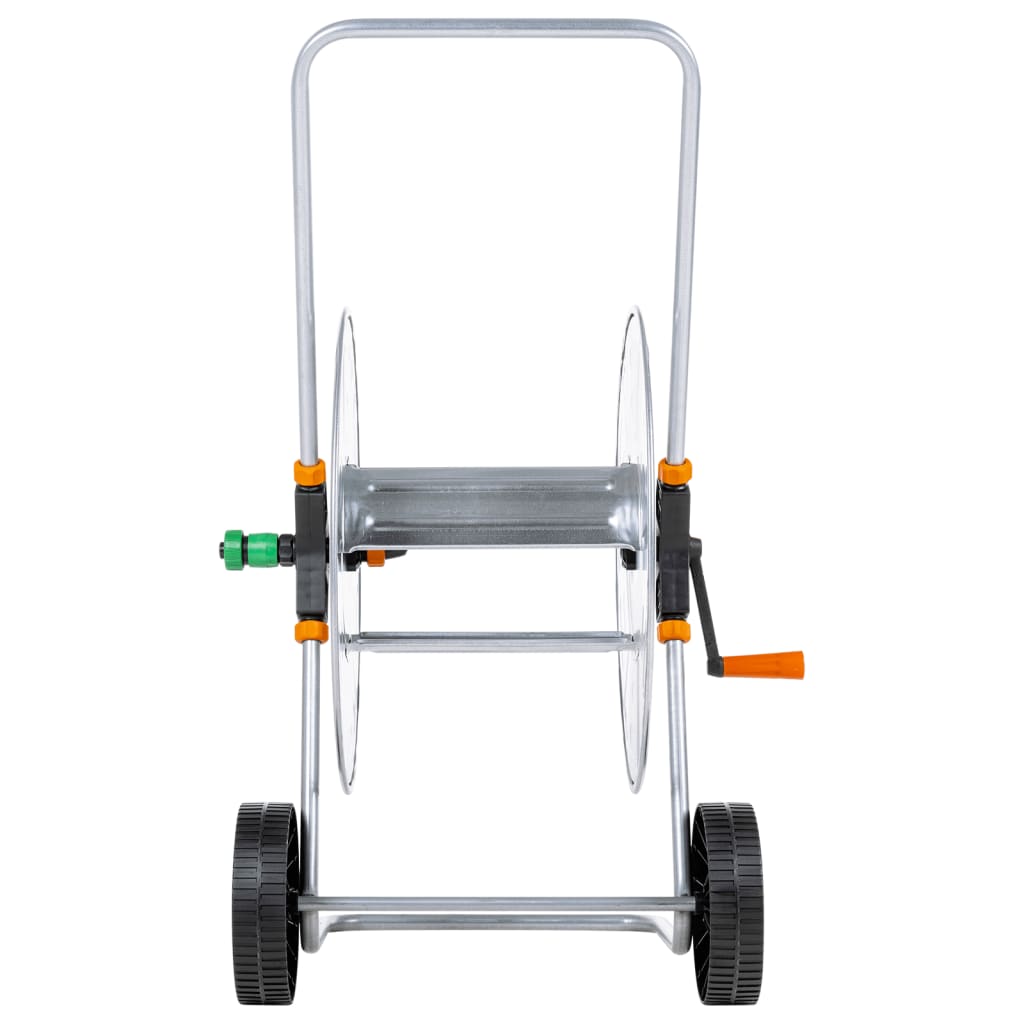 vidaXL Wózek z bębnem na wąż 110 m 1/2" lub 80 m 3/4"