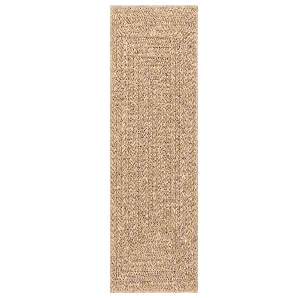 vidaXL Dywan ZIZUR, 80x250 cm, stylizowany na jutowy
