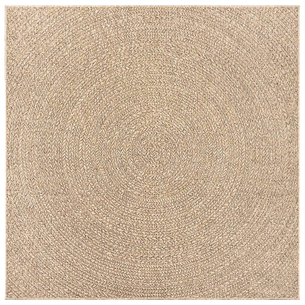 vidaXL Dywan ZIZUR, 200x200 cm, stylizowany na jutowy