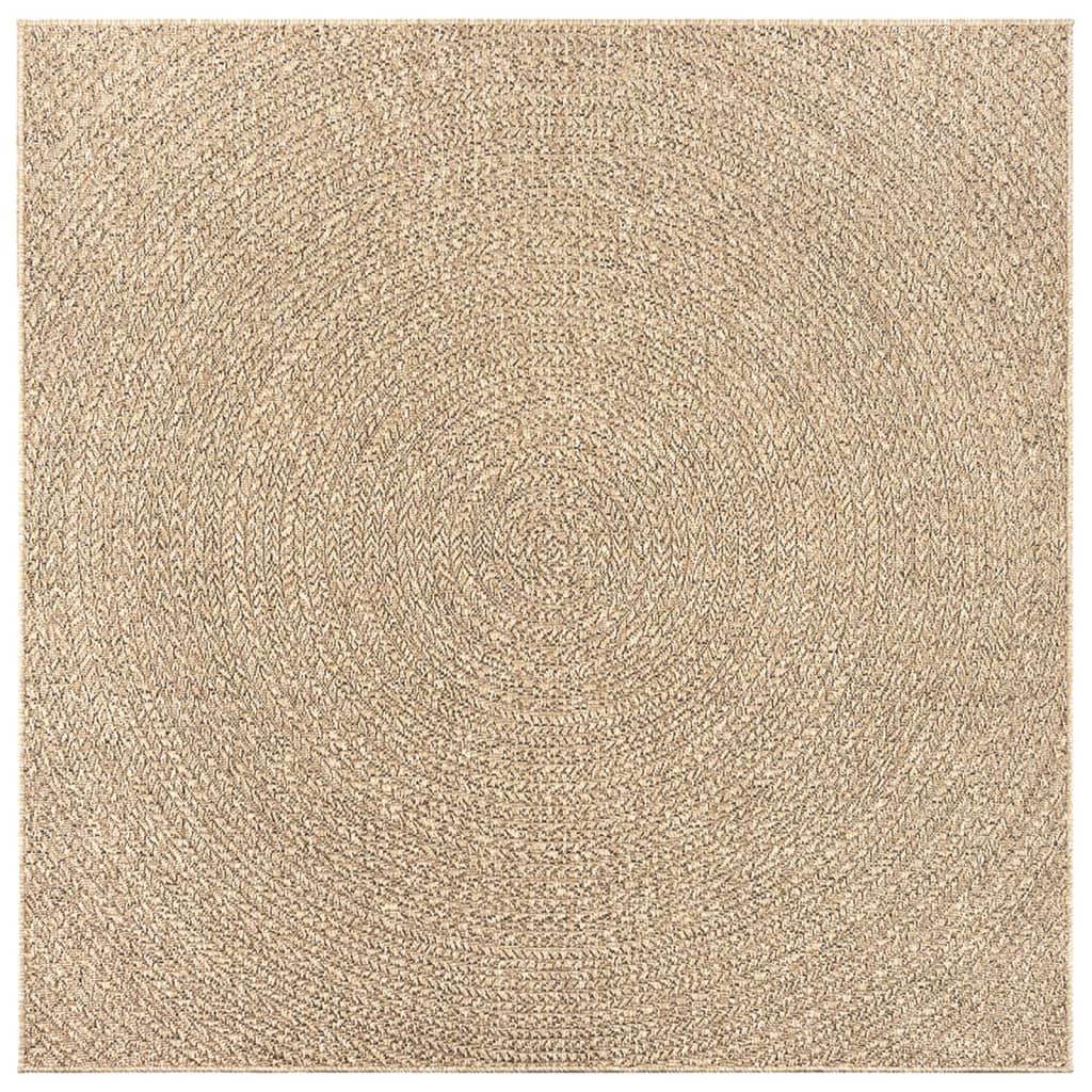 vidaXL Dywan ZIZUR, 240x240 cm, stylizowany na jutowy