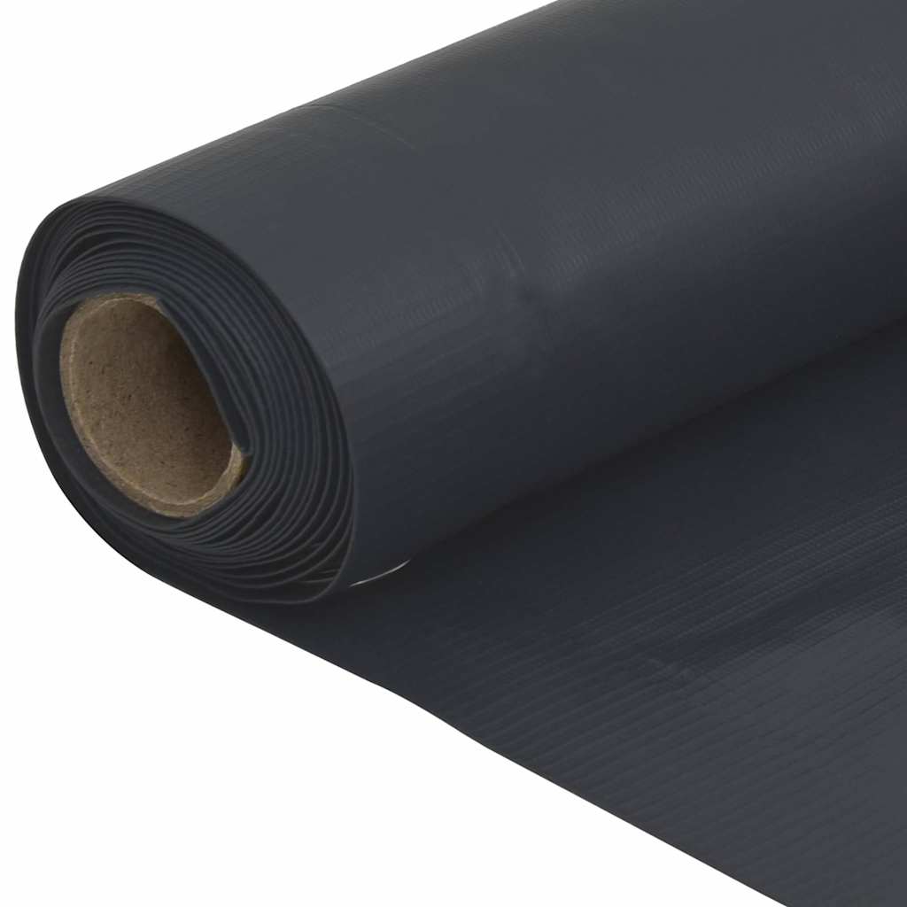 vidaXL Osłona balkonowa, antracytowa, 400x75 cm, PVC