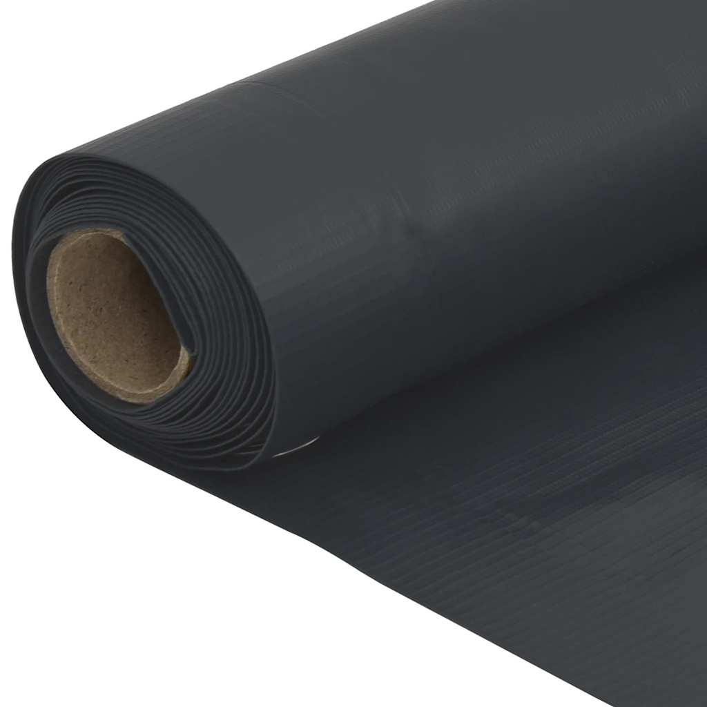 vidaXL Osłona balkonowa, antracytowa, 300x90 cm, PVC