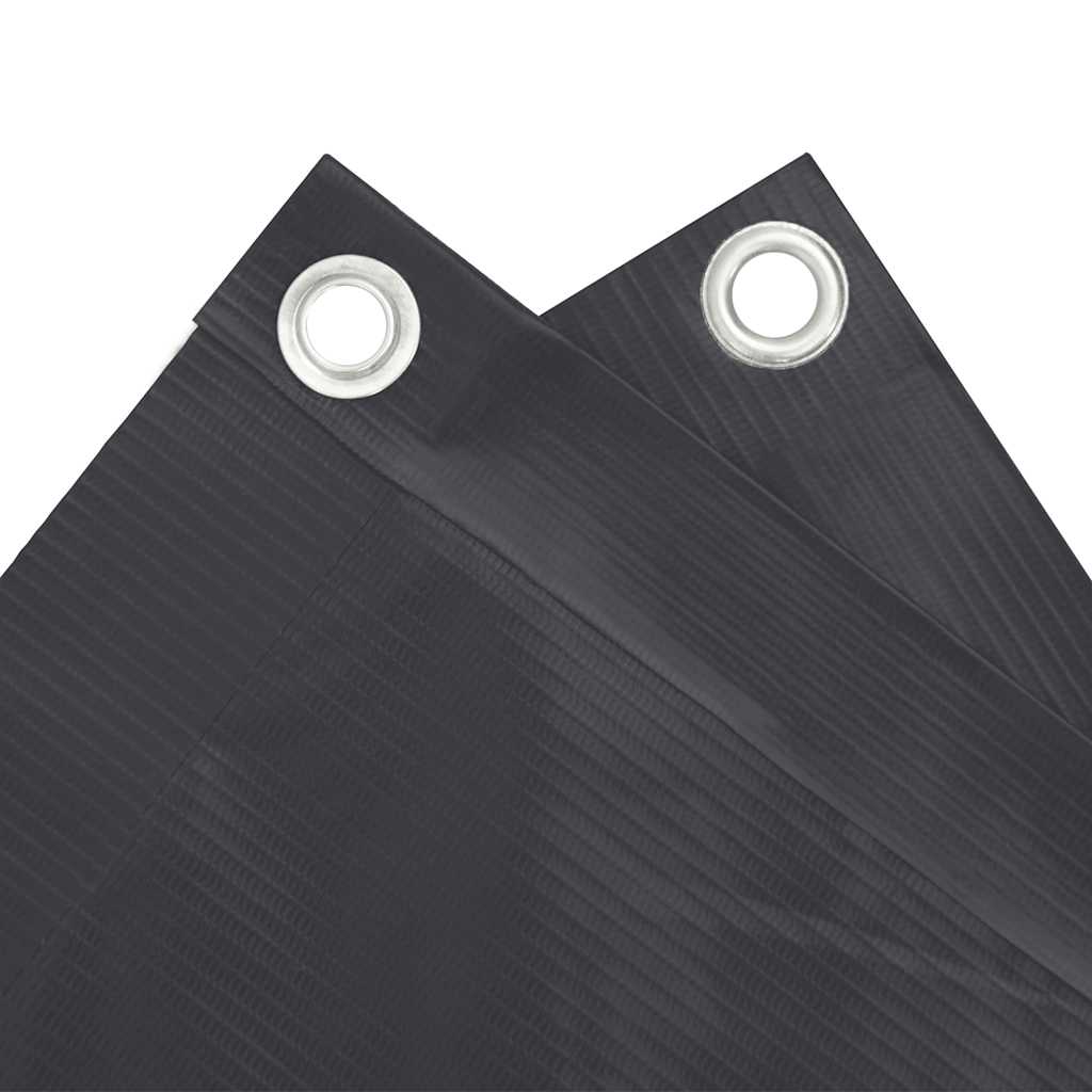 vidaXL Osłona balkonowa, antracytowa, 400x90 cm, PVC