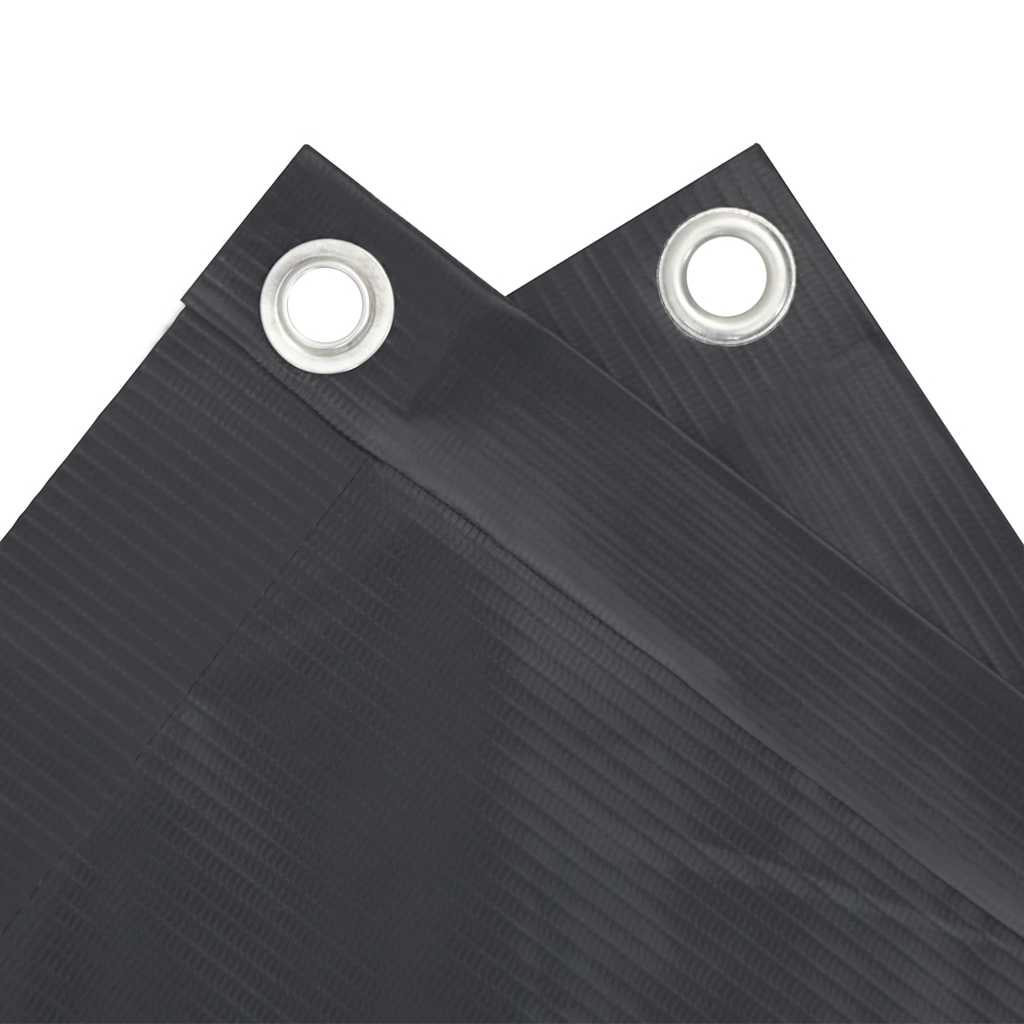 vidaXL Osłona balkonowa, antracytowa, 600x90 cm, PVC