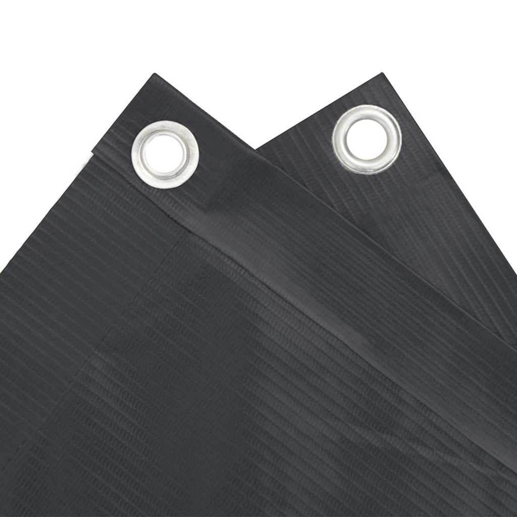 vidaXL Osłona balkonowa, antracytowa, 400x120 cm, PVC