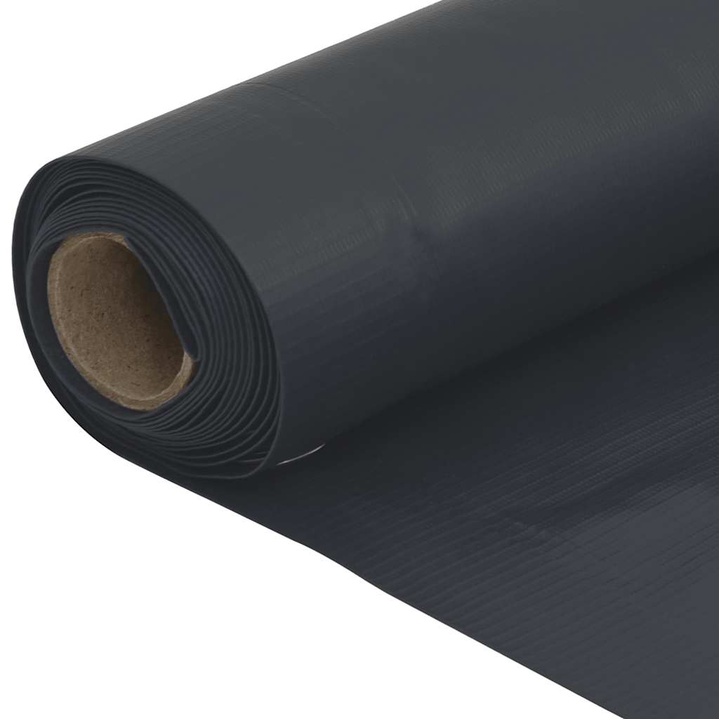 vidaXL Osłona balkonowa, antracytowa, 500x120 cm, PVC