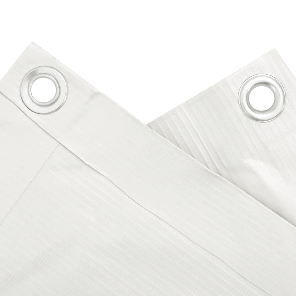 vidaXL Osłona balkonowa, biała, 700x120 cm, PVC