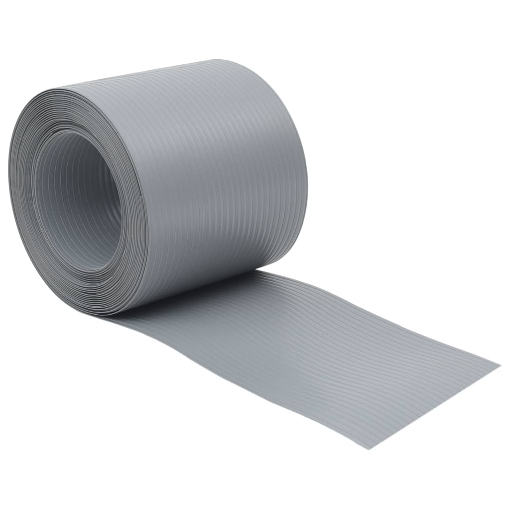 vidaXL Osłony na ogrodzenie, 10 szt., 252,5x19 cm, szare, PVC