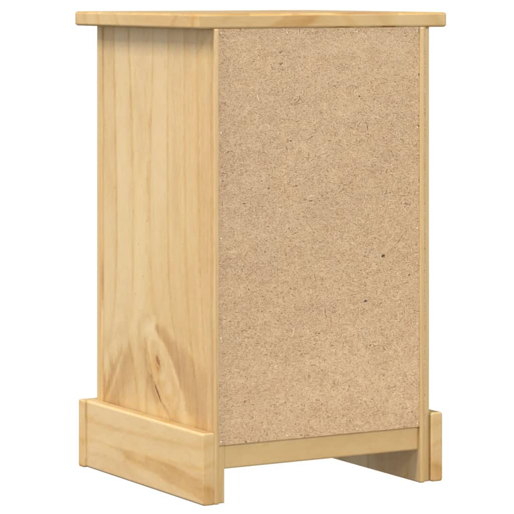 vidaXL Szafka nocna Corona, 35x32,5x58 cm, lite drewno sosnowe