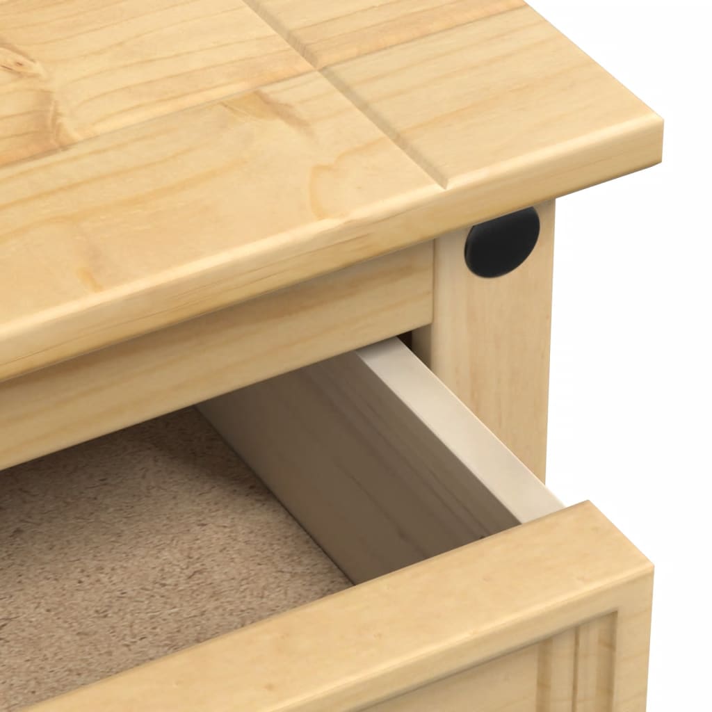 vidaXL Szafka nocna Corona, 35x32,5x58 cm, lite drewno sosnowe