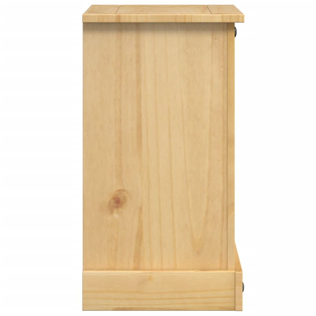 vidaXL Szafka nocna Corona, 45x35x64 cm, lite drewno sosnowe