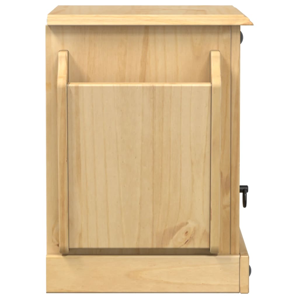 vidaXL Szafka nocna Corona, 45x35x47,5 cm, lite drewno sosnowe