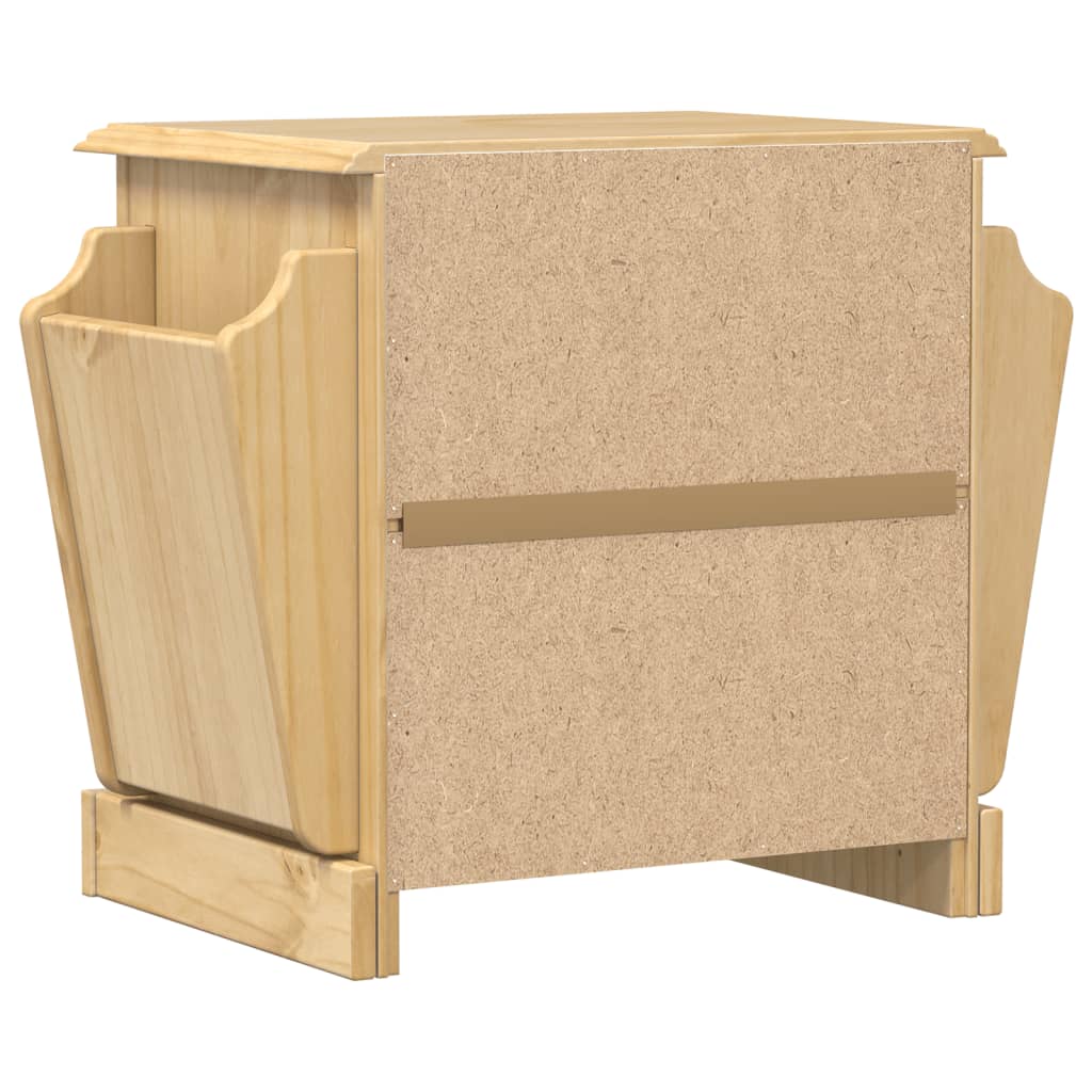 vidaXL Szafka nocna Corona, 45x35x47,5 cm, lite drewno sosnowe