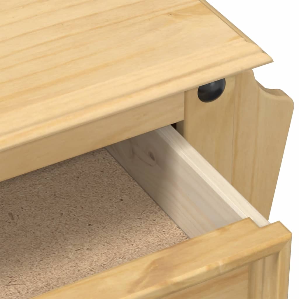 vidaXL Szafka nocna Corona, 45x35x47,5 cm, lite drewno sosnowe