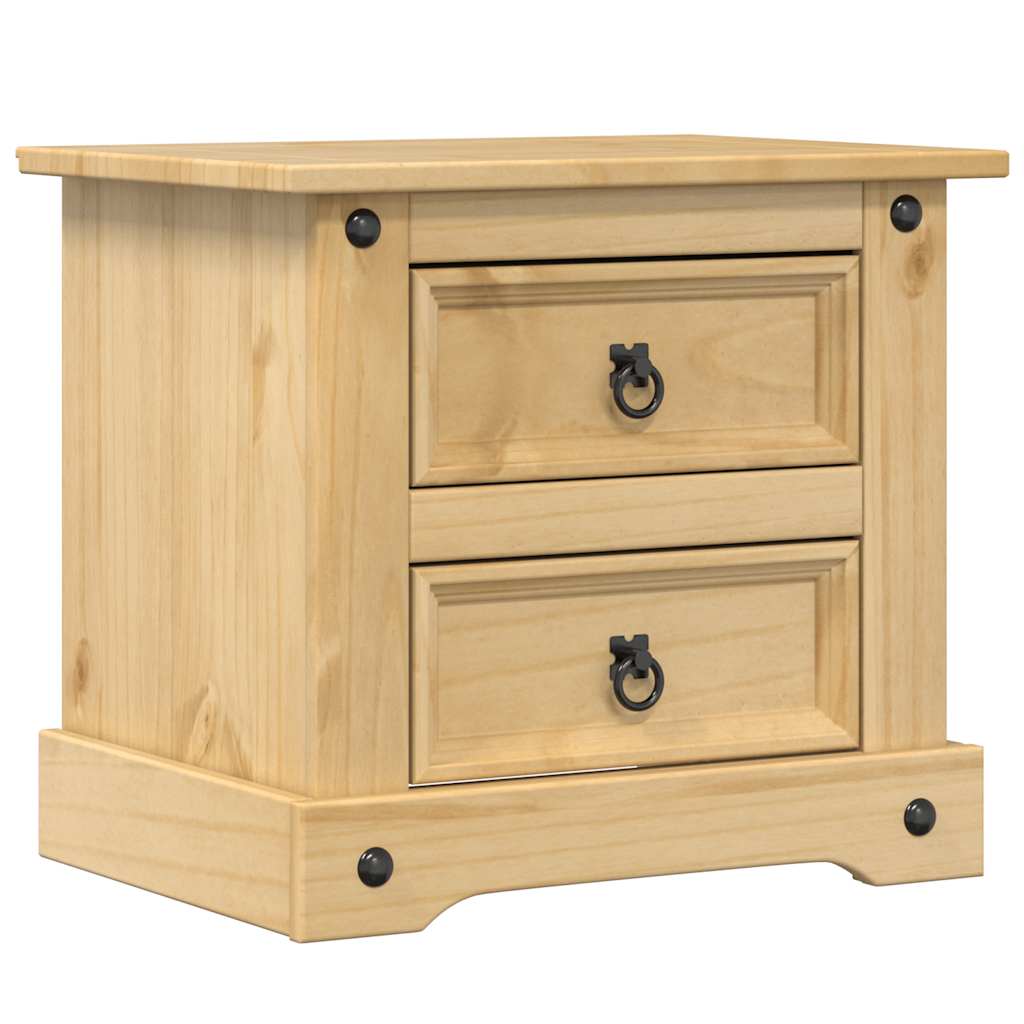vidaXL Szafka nocna Corona, 53x39x47 cm, lite drewno sosnowe