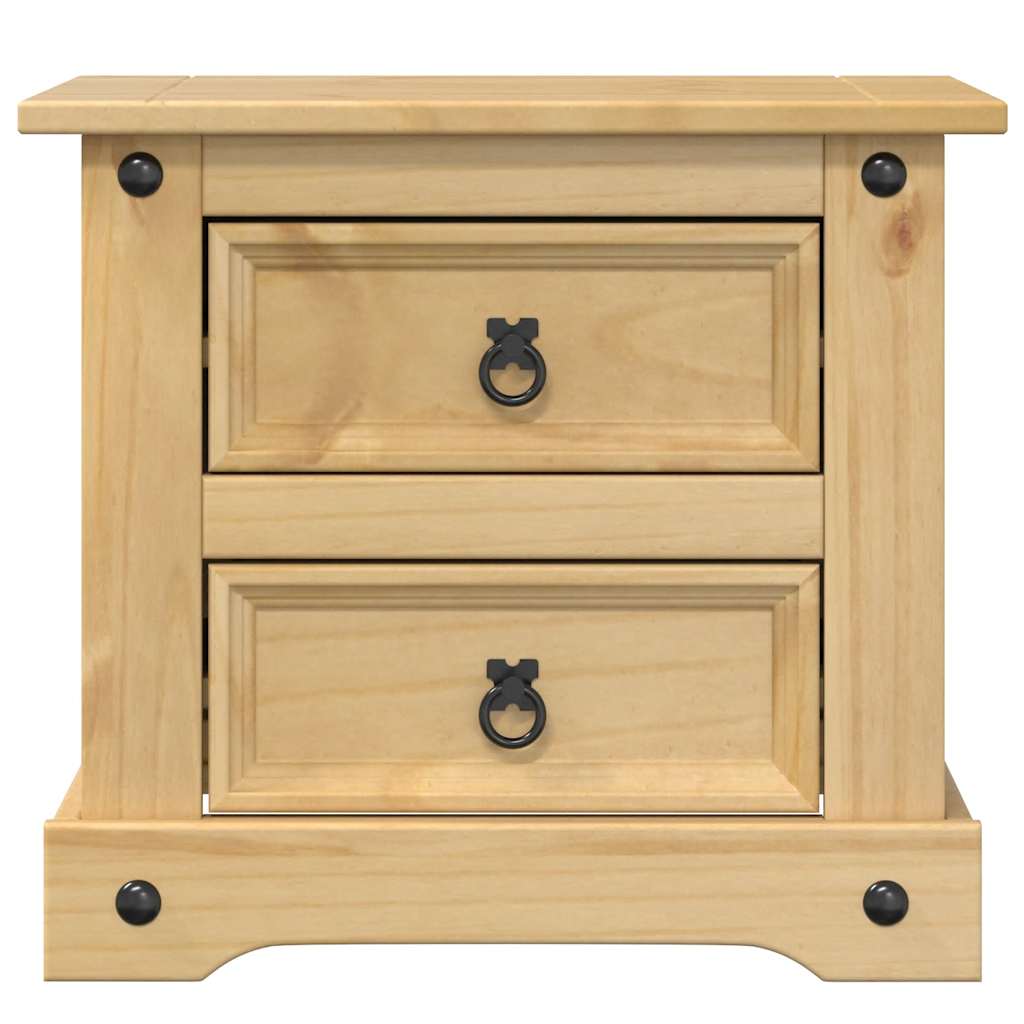 vidaXL Szafka nocna Corona, 53x39x47 cm, lite drewno sosnowe