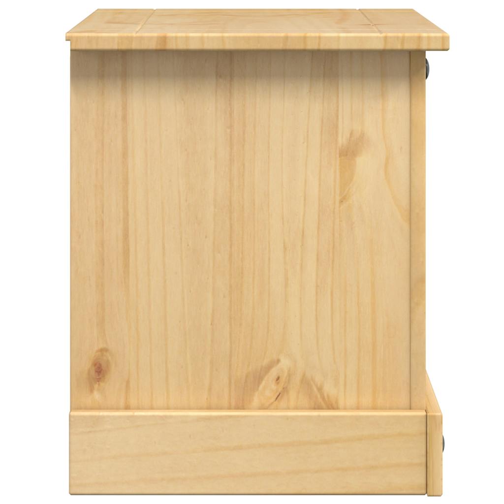 vidaXL Szafka nocna Corona, 53x39x47 cm, lite drewno sosnowe