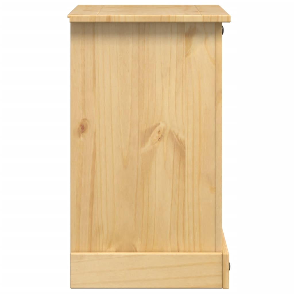 vidaXL Szafka nocna Corona, 53x39x66 cm, lite drewno sosnowe