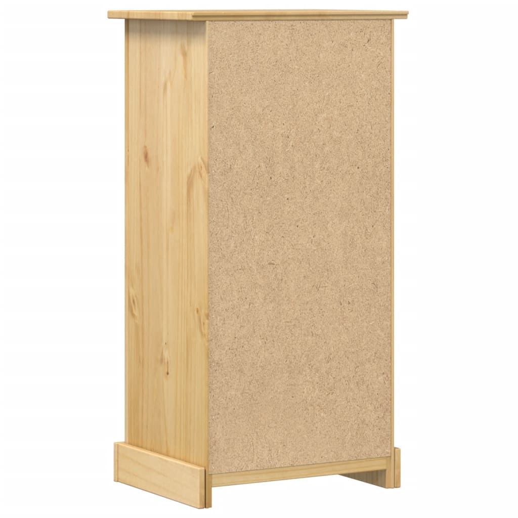 vidaXL Szafka nocna Corona, 53x39x103 cm, lite drewno sosnowe