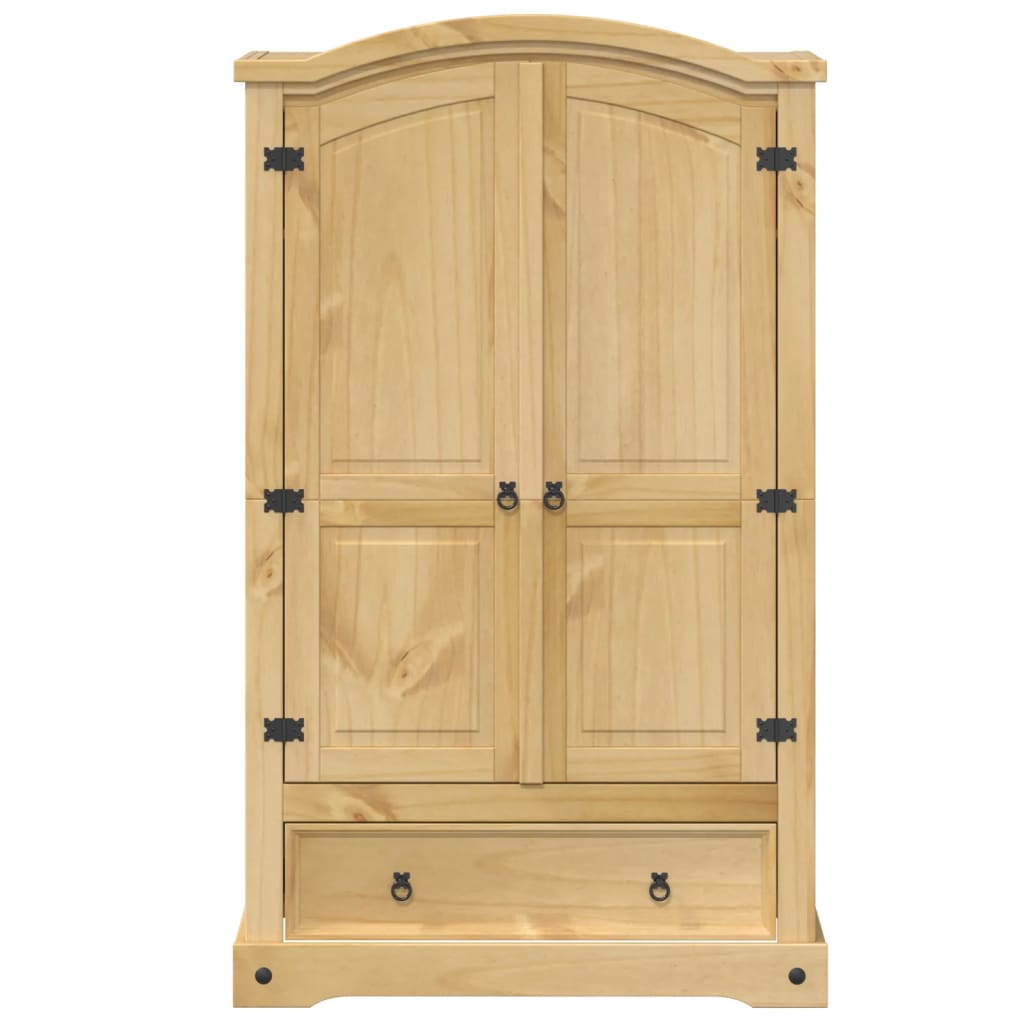 vidaXL Szafa "Corona" 101x52x170 cm Drewno lite sosnowe