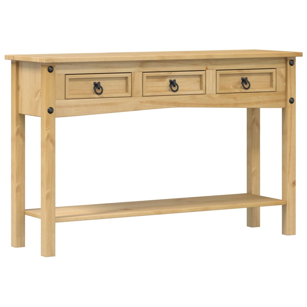 vidaXL Stolik konsolowy "Corona" 114x34,5x73 cm Drewno lite sosnowe