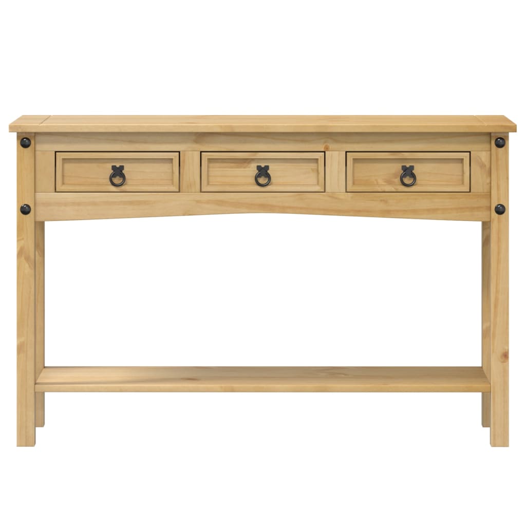 vidaXL Stolik konsolowy "Corona" 114x34,5x73 cm Drewno lite sosnowe