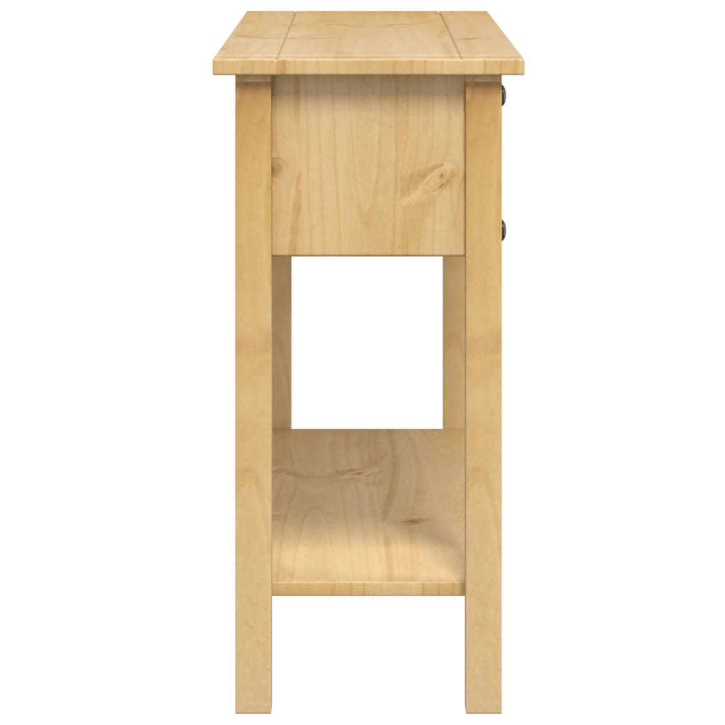 vidaXL Stolik konsolowy "Corona" 114x34,5x73 cm Drewno lite sosnowe