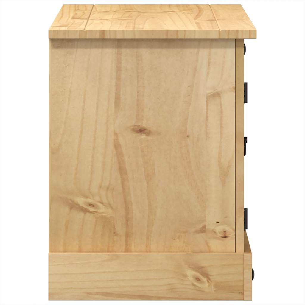 vidaXL Szafka pod TV Corona, 100x40x52 cm, lite drewno sosnowe