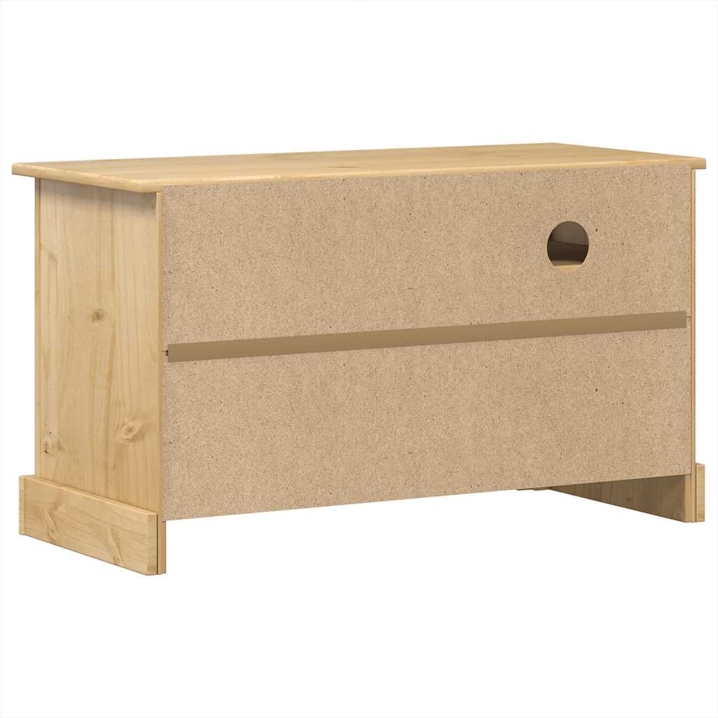 vidaXL Szafka pod TV Corona, 100x45x58 cm, lite drewno sosnowe