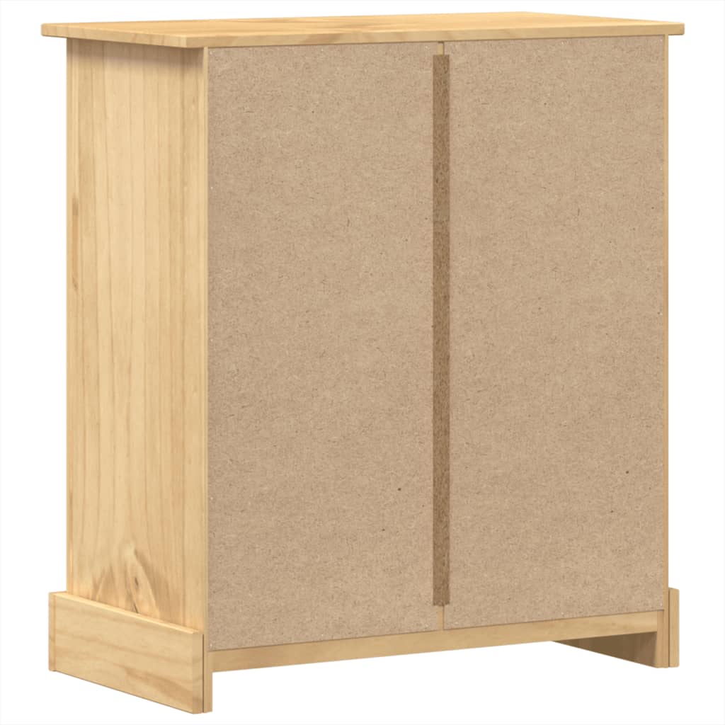 vidaXL Komoda Corona, 80x43x91 cm, lite drewno sosnowe