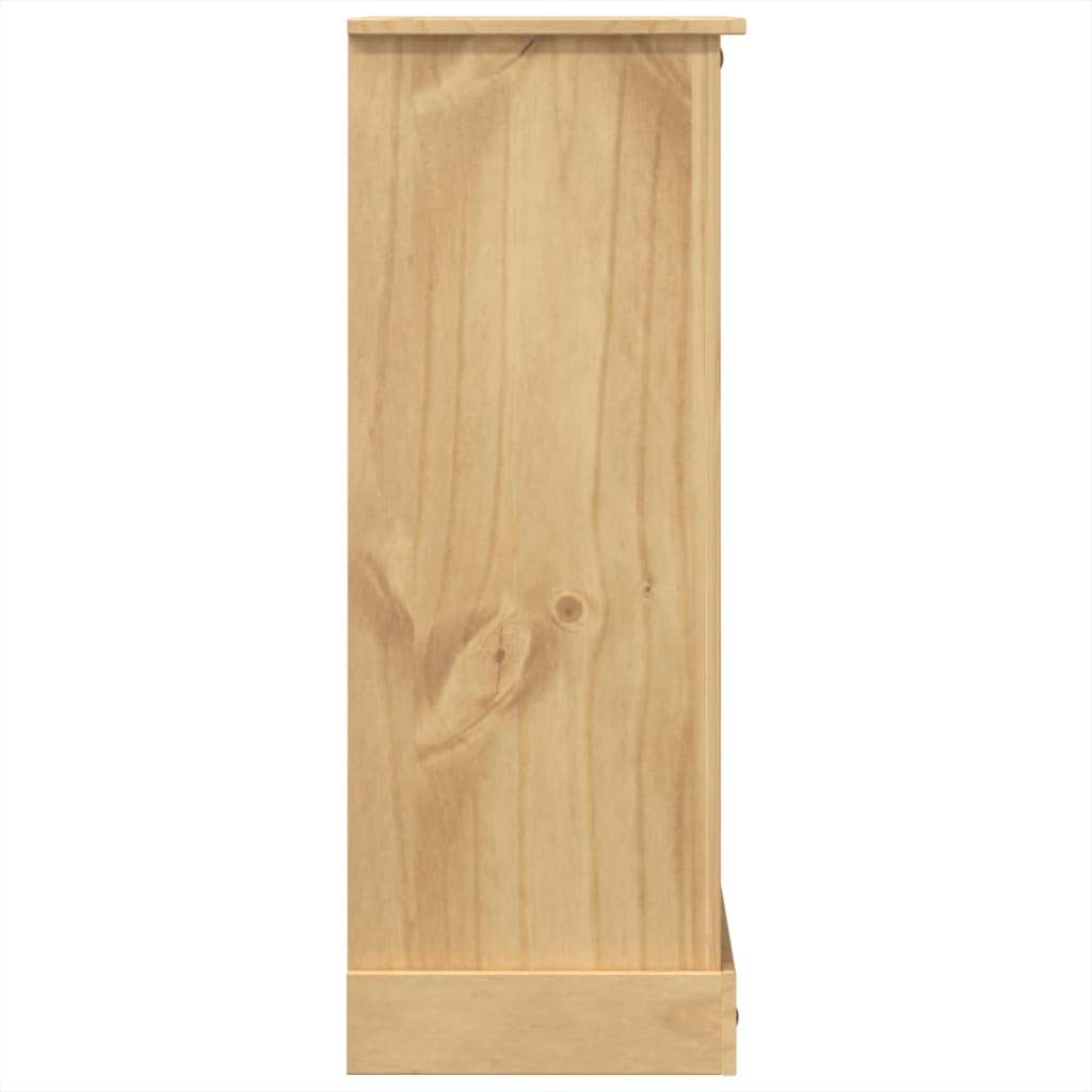vidaXL Komoda Corona, 80x43x114 cm, lite drewno sosnowe
