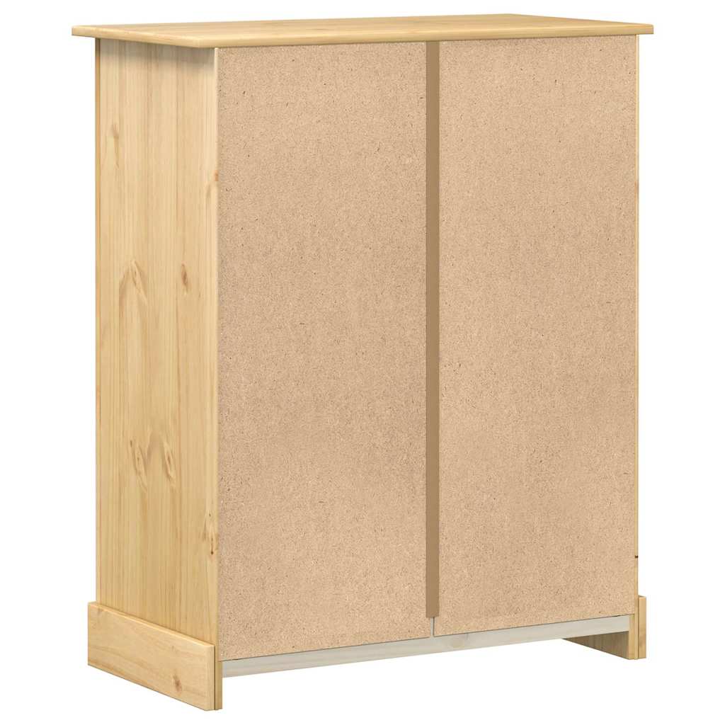 vidaXL Komoda Corona, 92x48x114 cm, lite drewno sosnowe