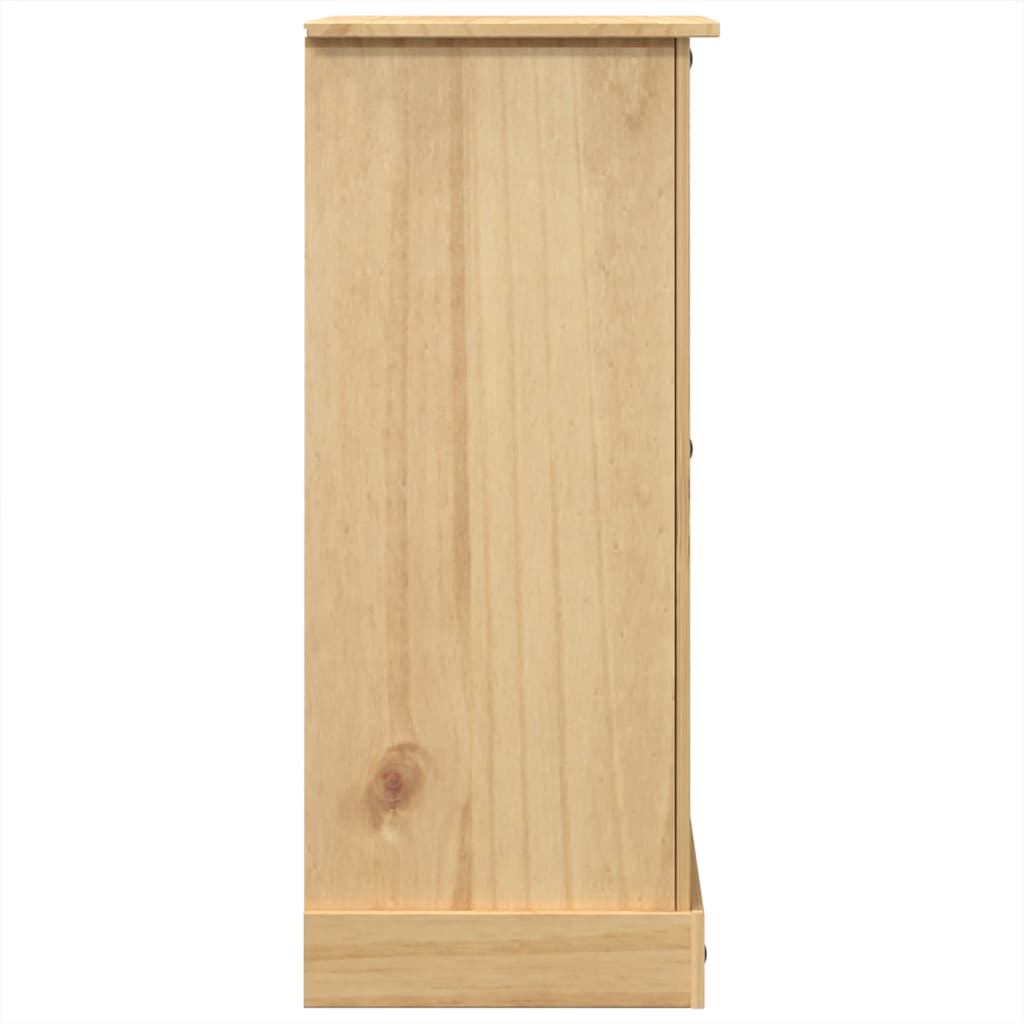vidaXL Komoda Corona, 92x48x114 cm, lite drewno sosnowe