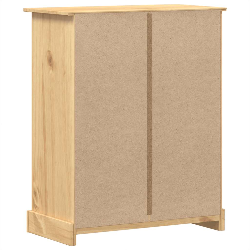 vidaXL Komoda Corona, 92x48x114 cm, lite drewno sosnowe
