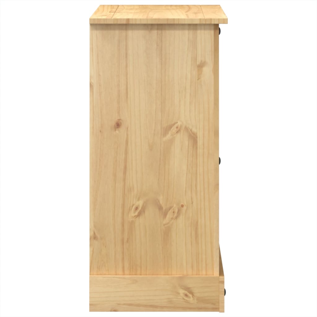vidaXL Komoda Corona, 110x43x91 cm, lite drewno sosnowe