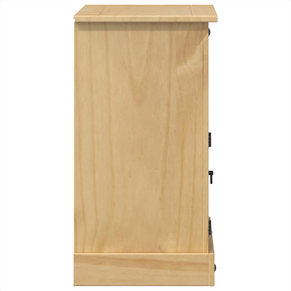 vidaXL Komoda Corona, 87x40x76 cm, lite drewno sosnowe