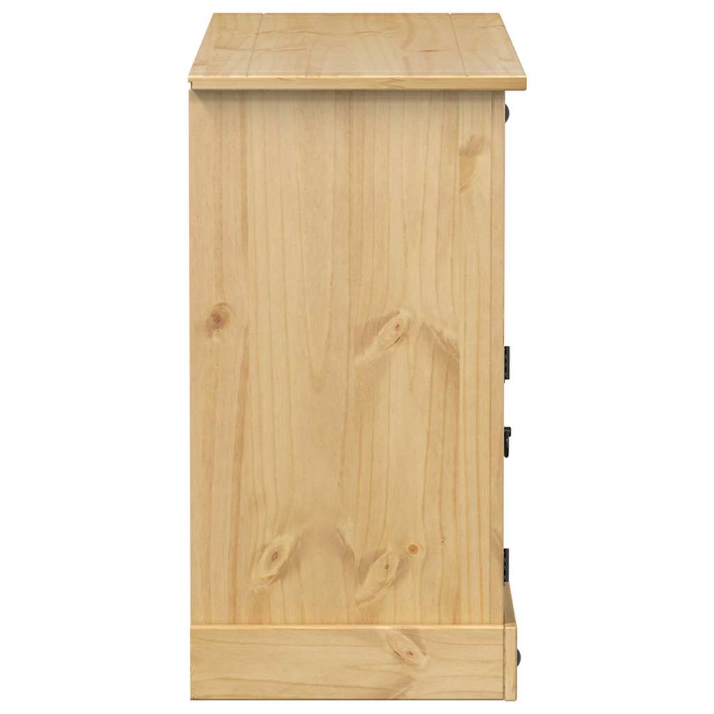 vidaXL Komoda Corona, 112x40x75 cm, lite drewno sosnowe