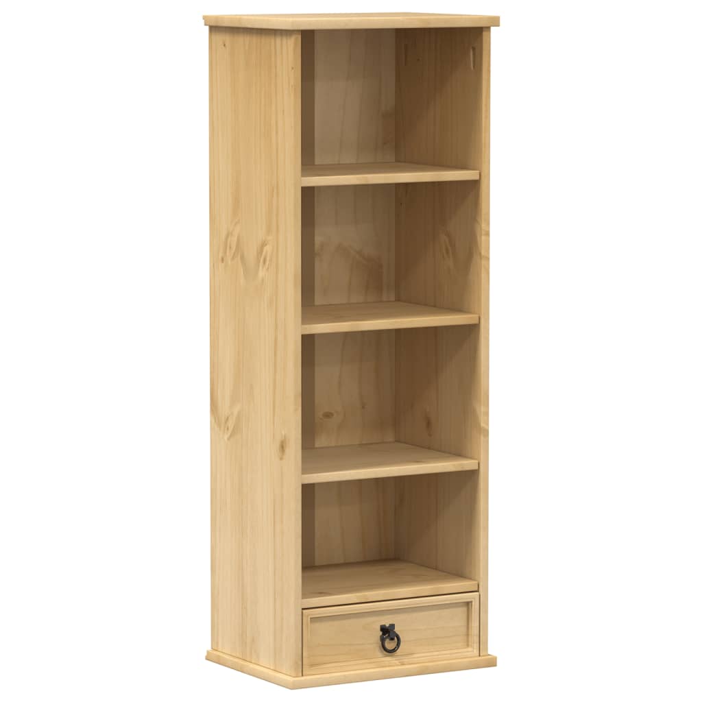 vidaXL Szafka na płyty CD Corona, 40x30x110 cm, lite drewno sosnowe