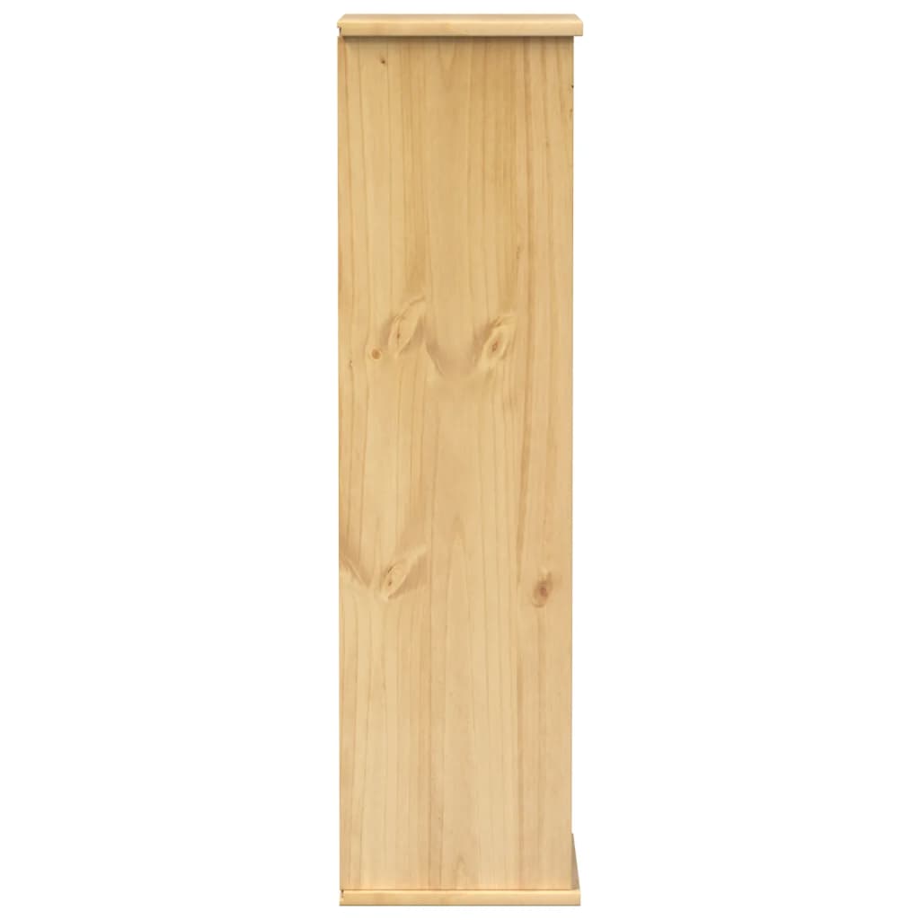 vidaXL Szafka na płyty CD Corona, 40x30x110 cm, lite drewno sosnowe