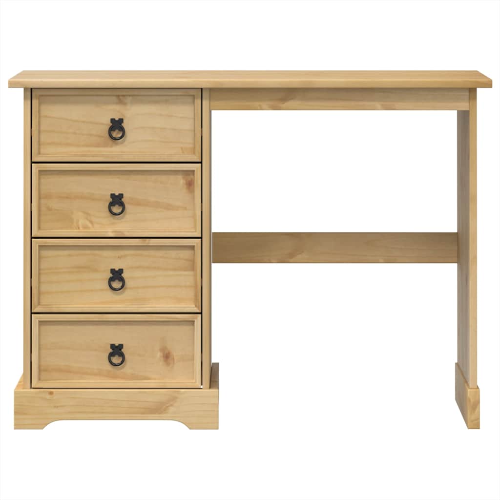 vidaXL Toaletka Corona, 104x47x75 cm, lite drewno sosnowe