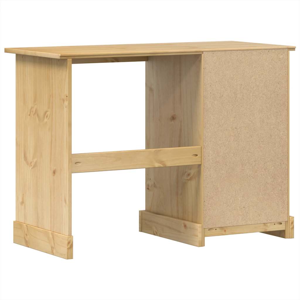 vidaXL Toaletka Corona, 104x47x75 cm, lite drewno sosnowe