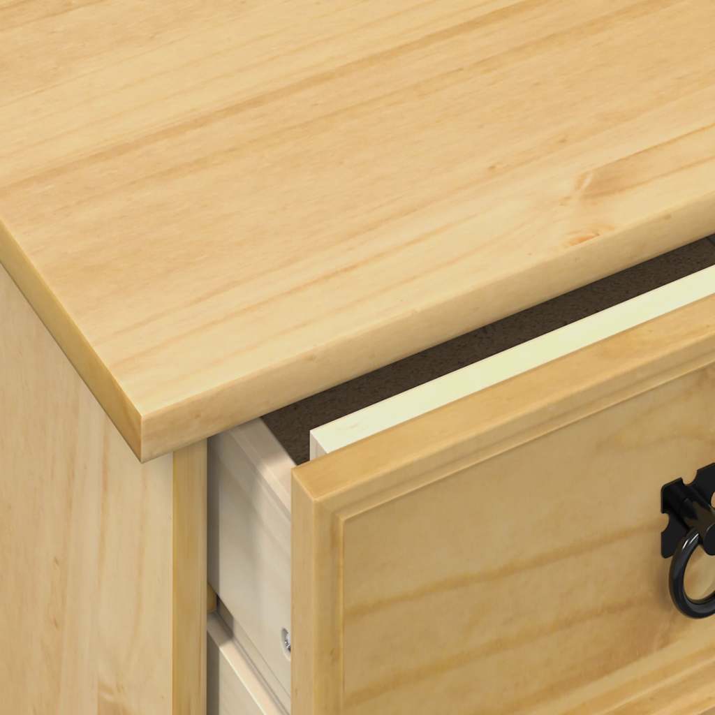 vidaXL Toaletka Corona, 104x47x75 cm, lite drewno sosnowe