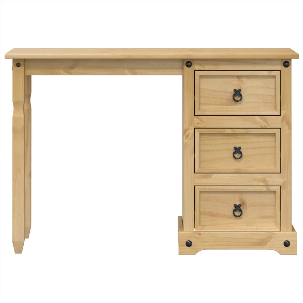 vidaXL Toaletka Corona, 110x47x75 cm, lite drewno sosnowe