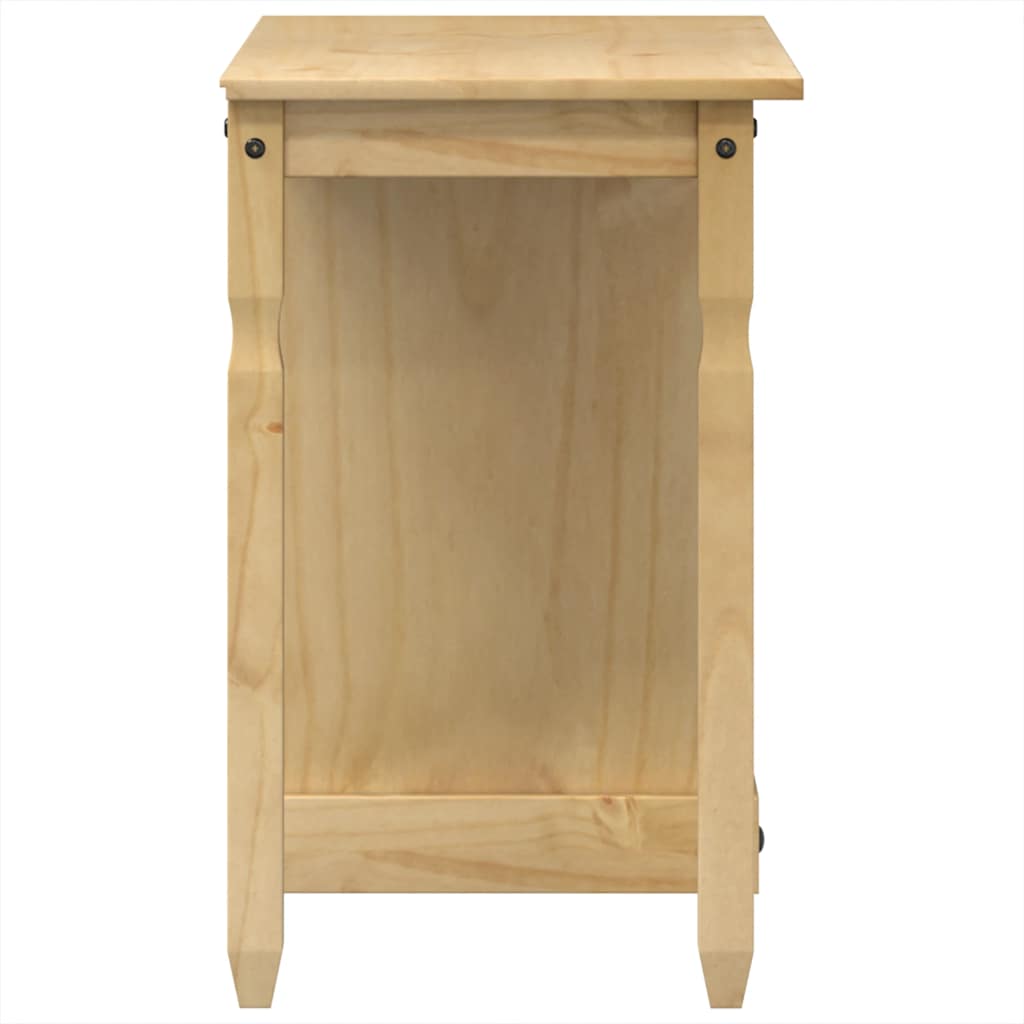 vidaXL Toaletka Corona, 110x47x75 cm, lite drewno sosnowe