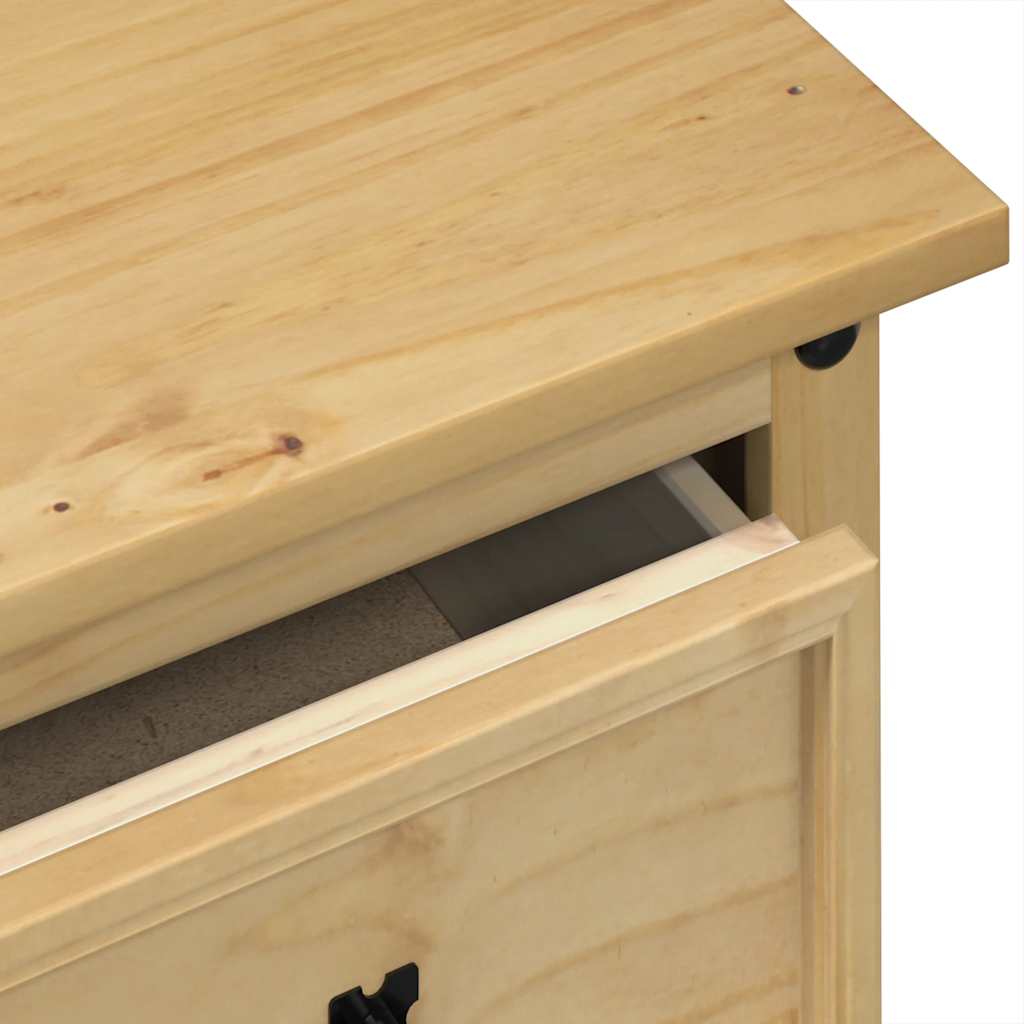 vidaXL Toaletka Corona, 110x47x75 cm, lite drewno sosnowe