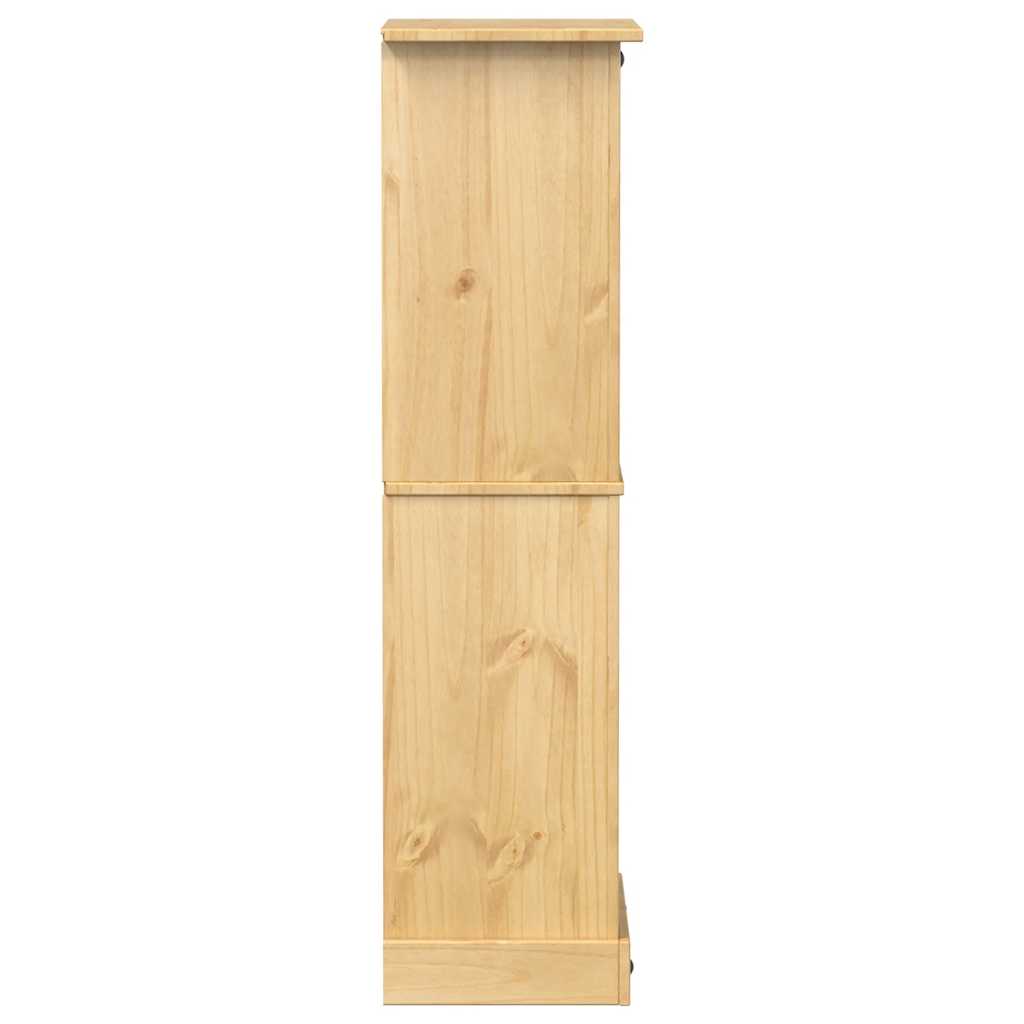vidaXL Szafka na wino Corona, 56x35x134,5 cm, lite drewno sosnowe