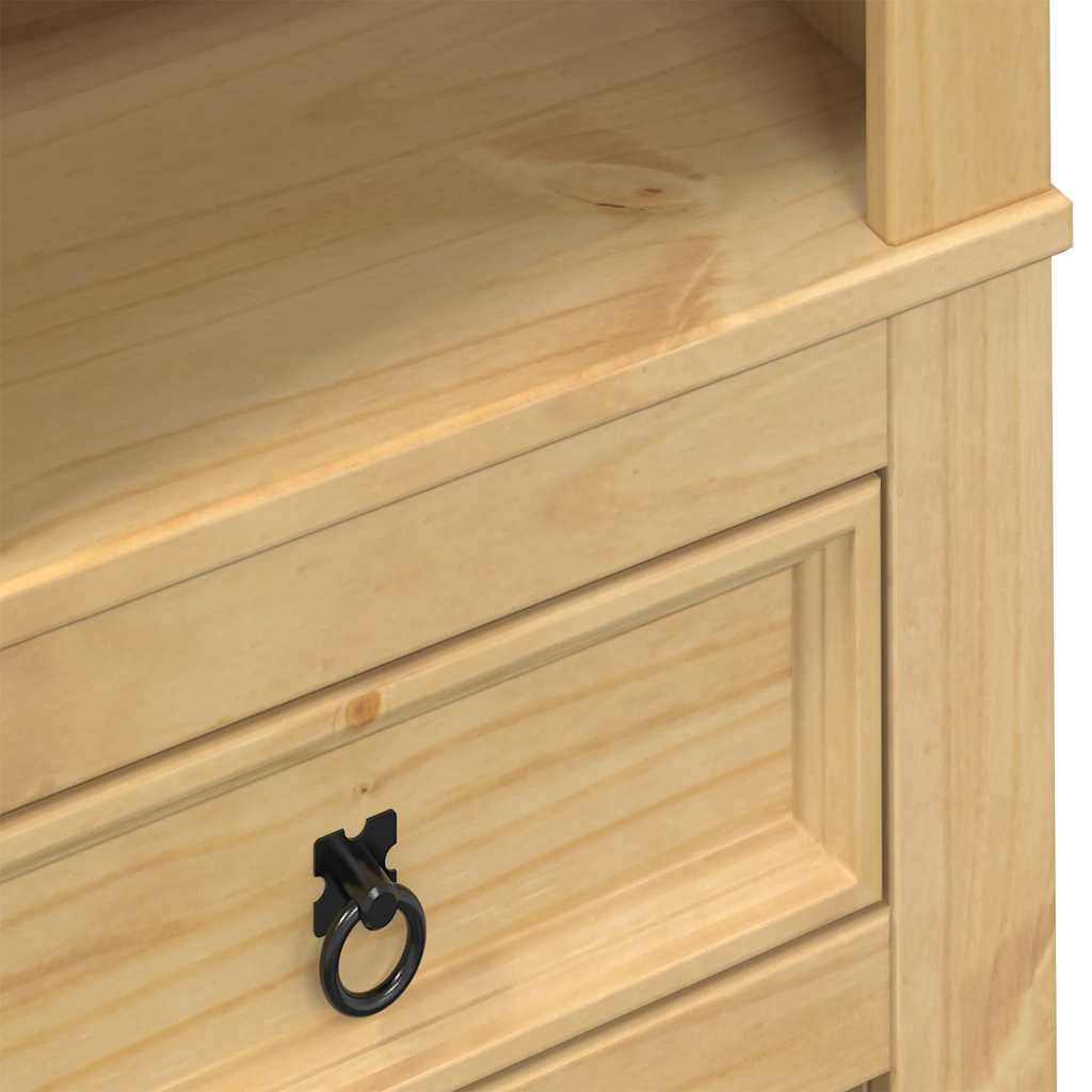 vidaXL Szafka na wino Corona, 56x35x134,5 cm, lite drewno sosnowe