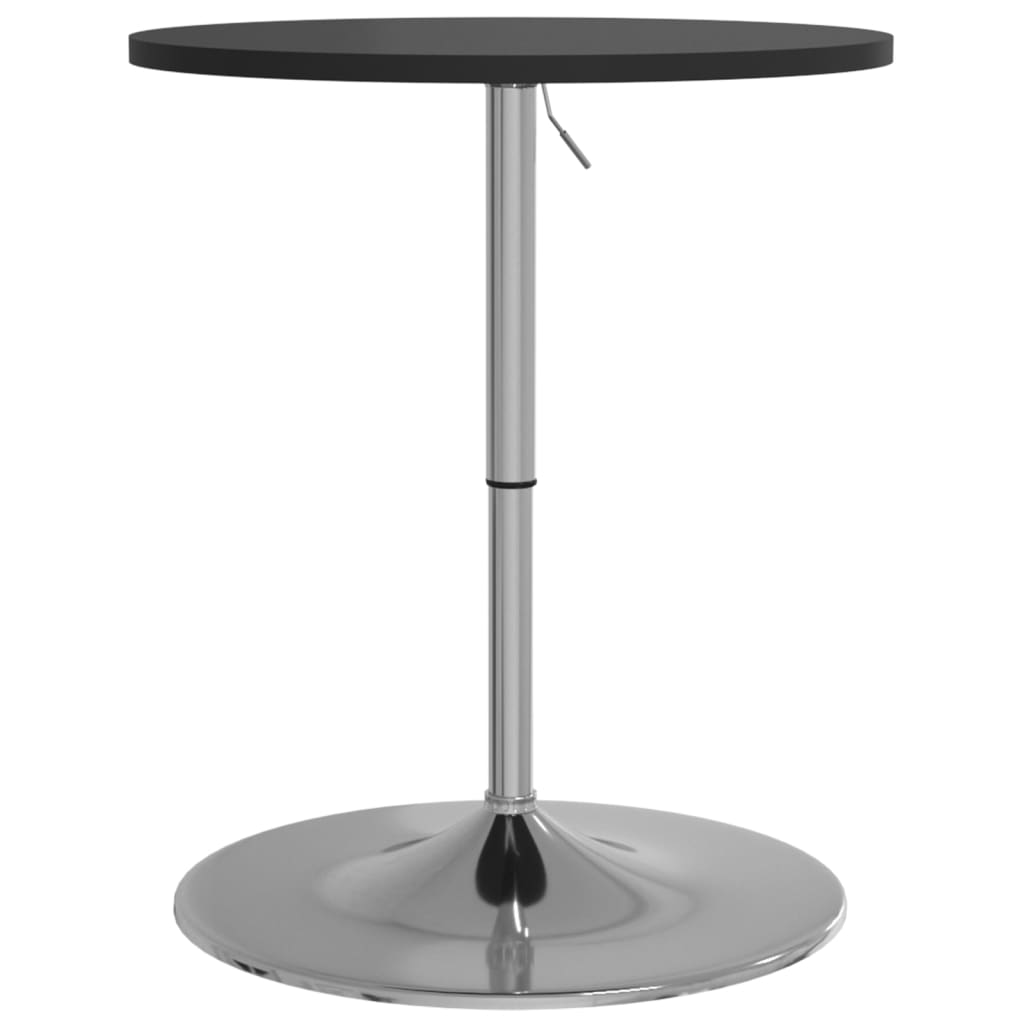 vidaXL Stolik barowy, czarny, 60x60x90 cm, materiał drewnopochodny